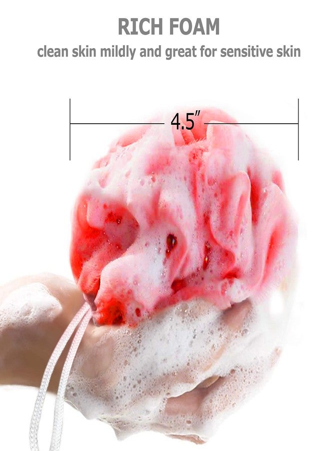ستار إسفنجة استحمام طويلة الأمد من ستار براند، 6 قطع | ليفة استحمام شبكية ثقيلة 60 غرام مع كوب شفط | إسفنجة استحمام كبيرة وليفة استحمام | مقشر للجسم ومنظف للجسم - Image 5