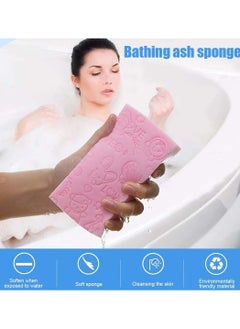 SYOSI Body Exfoliating Sponge Baby Shower Brush Soft Bath Cleaning for Adults Kids Men Women Skin Spa Smooth 3 Pcs  - Image 4