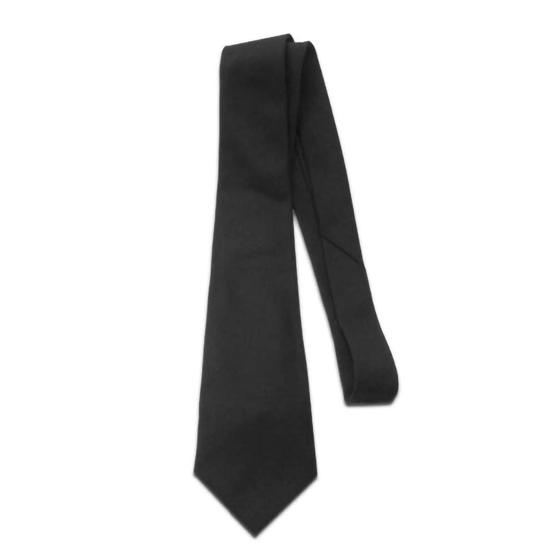 Army Uniform Tie - Military Tie - Man Army Uniform 4 in Hand Black Necktie for Army Service Uniforms â€“ Made in the USA