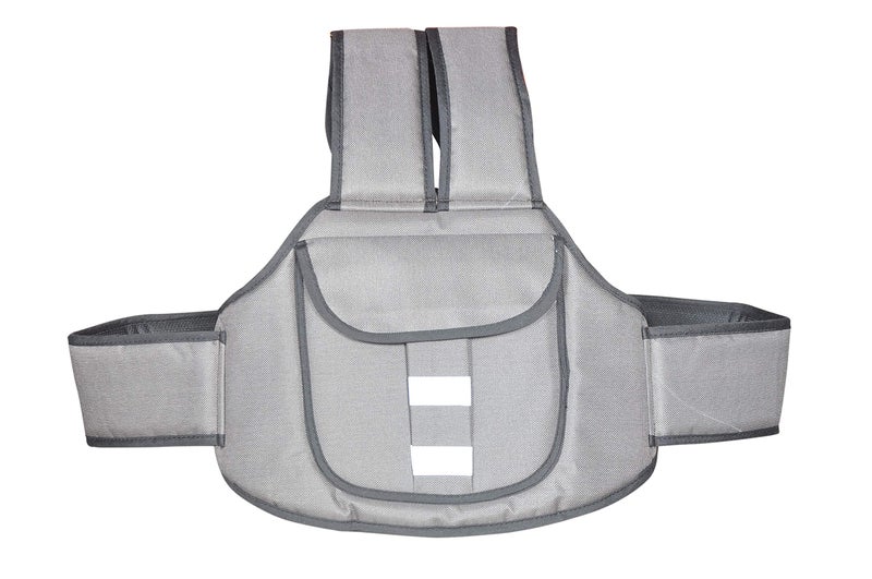 Crawl'in Kids Adjustable Safety Harness Belt For Kids/Babies Vehicle Motorcycle Ride Strap For Two Wheeler-Grey - Image 2