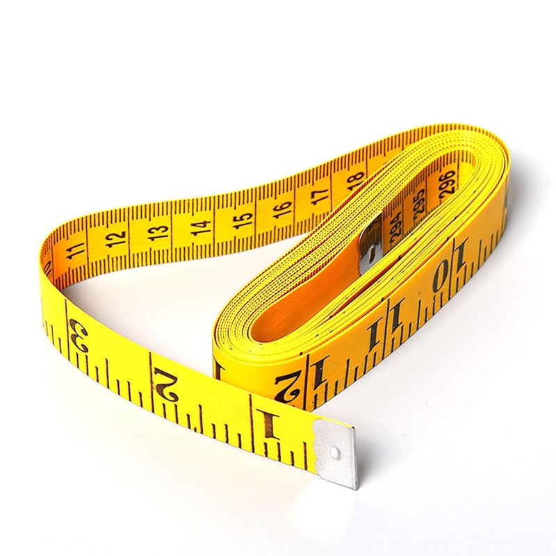 Eclet Durable Soft Sewing Tailor Tape Body Measuring Dress-Making Measure Ruler, 1.50 Meter, 150 cm, Multicolour(G) - Image 5
