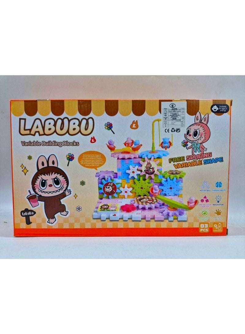 Labubu Transformable Building Blocks for Kids 83 Pieces | Labubu Building Blocks 83 Pieces | Labubu Construction Blocks | Kids Building Block Set 83 Pieces | Labubu Building Set for Kids | Labubu Assembly & Construction Toy | Educational Building Blocks for Kids | Creative Building Blocks | STEM Building Blocks for Kids | Multi-Shape Building Blocks | Rebuildable Construction Blocks | Shape Building Toy | Creative Construction Set | Brain Development Building Blocks | Plastic Building Blocks | Multi-Model Building Set | Labubu Character Building Blocks | Educational Construction Toy | 83-Piece Building Blocks | Kids Building & Construction Toys | Educational Block Toy | Skill Development Building Blocks | Creative Building Toy | Montessori Building Toy | Multi-Shape Construction Blocks | Kids Construction Block Set | 3D Model Building Toy | Safe Building Blocks for Kids | Multi-Purpose Building Blocks | Educational Toys for Creativity & Critical Thinking - Image 3