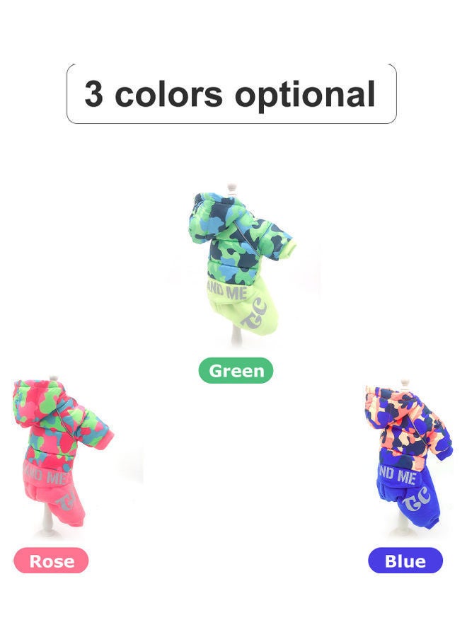 NIBEMINENT Waterproof Pet Clothes Green 25.00 x 2.00 15.00cm - Image 3