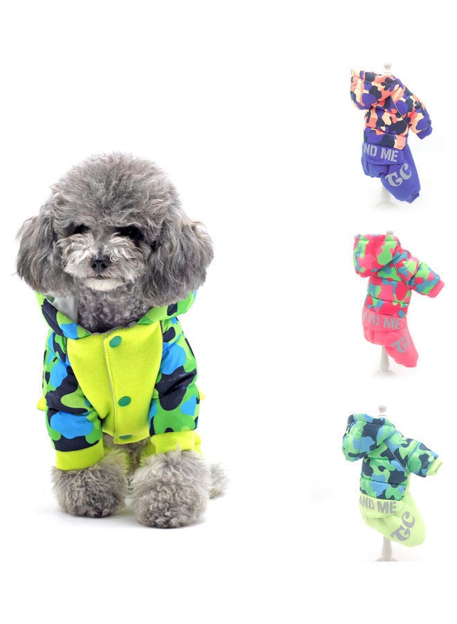 NIBEMINENT Waterproof Pet Clothes Green 25.00 x 2.00 15.00cm - Image 2