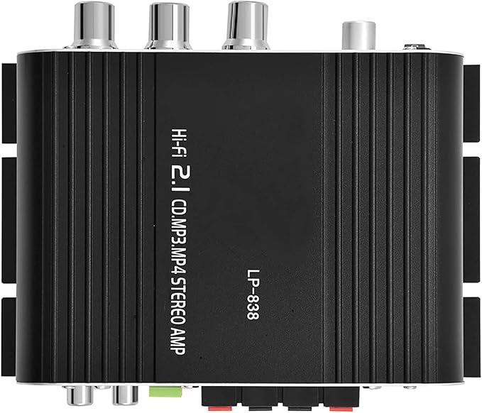 مكبر صوت بلاك ميني هاي فاي 15 واط × 2 جذر متوسط التربيع TPA3116D2 سبيكة ألومنيوم صوت منزلي وسيارات - Image 1