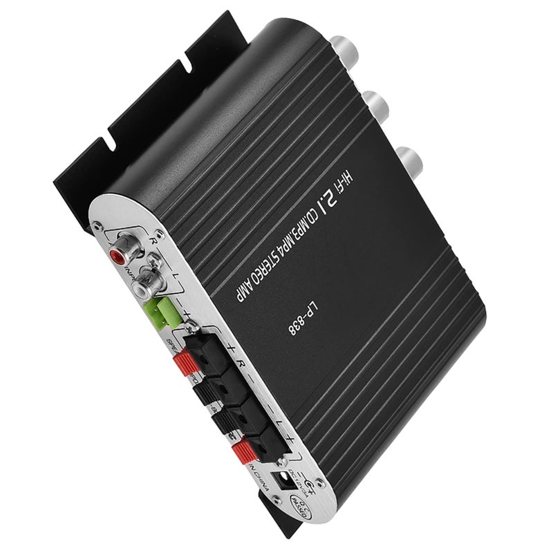 مكبر صوت بلاك ميني هاي فاي 15 واط × 2 جذر متوسط التربيع TPA3116D2 سبيكة ألومنيوم صوت منزلي وسيارات - Image 3