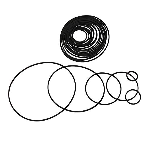 Bstinay 20PCS 25-170mm Mixed Square Cassette Tape Machine Recorder Rubber Belt Recorder Repair Maintenance Mixed Cassette - Image 1