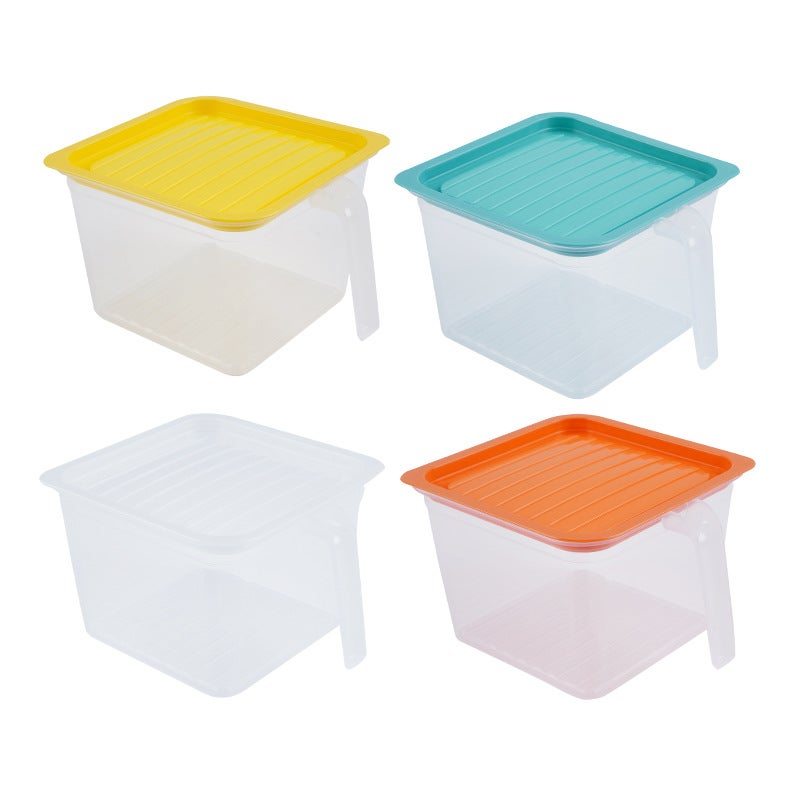 Large Capacity Refrigerator Fresh Storage Box Kitchen Food Sealed Cans Transparent Plastic Fruit And Vegetable Storage Box Supply - Image 1