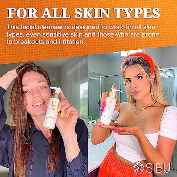 sibu Sea Buckthorn Polishing Facial Cleanser (4oz), Face Wash Made From Premium Himalayan Sea Berry Oil – Moisturizes Skin, Reduces Blemishes, Removes Make-up - Image 5