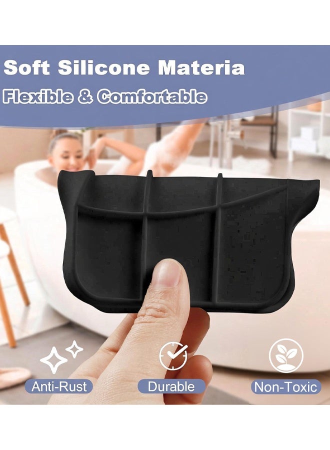 2 PCS Silicone Soap Dish With Drainage, Non-Slip Soap Holder For Bathroom & Kitchen, Keep Soap Dry & Easy To Clean - Image 3