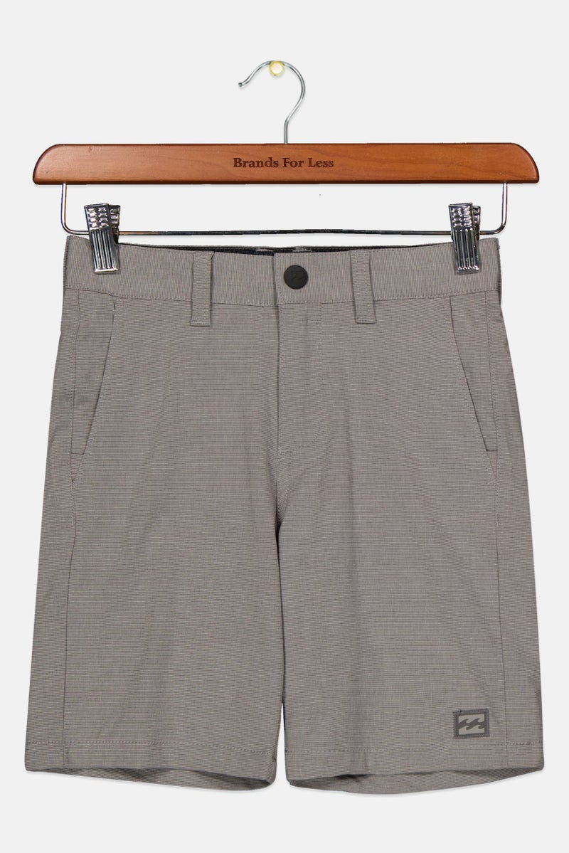 Billabong Kids Boy Sportswear Fit Walking Shorts, Light Grey - Image 1