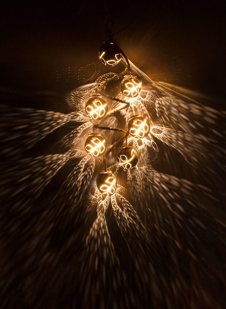 إن إتش 7 كرات يترك تصميم أضواء سقف جوز الهند شل - Image 1