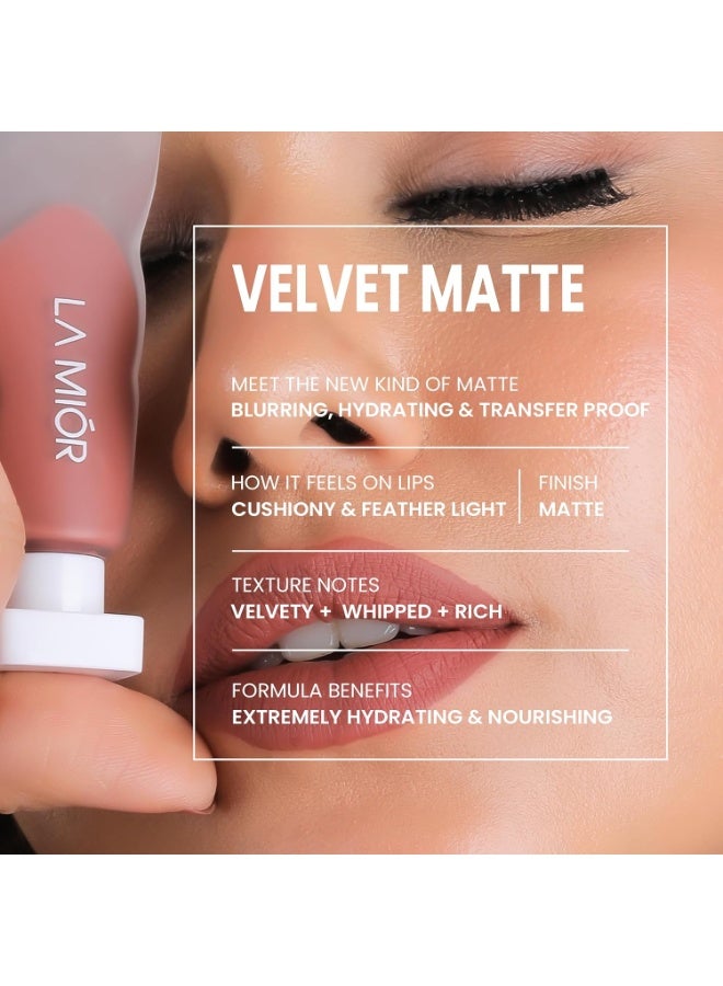 LAMIOR Matte Velvet Liquid Lipstick 8 Hour Coverage | Rich & Long Lasting | lip color for Women | Lightweight & Comfortable - Smudge Proof | Non Transferable | Shade - Prodigy, 5 ml - Image 3