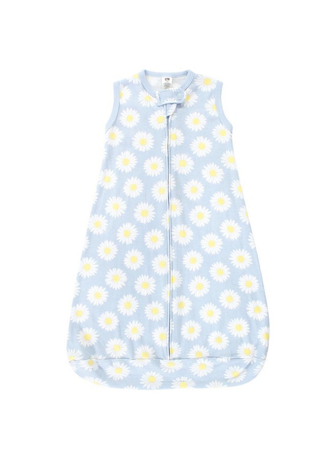 Hudson Baby Unisex Baby Cotton Wearable Sleeping Bag, Sack, Blanket, Daisy Bee Sleeveless, 0-3 Months - Image 3