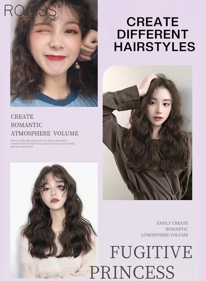 roaiss 36MM M-shaped Curling Iron, Rommantic French Egg Roll Hair Curler, 5 Temp Ceramic Hair Waver Hair Iron Suitable for All Kinds of Short Hair, Medium Hair, Long Hair - Image 2