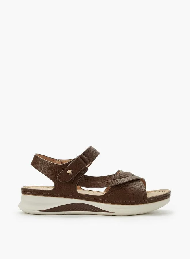 Flora Bella By Shoexpress Flora Bella Women Hook & Loop Cross Strap Sandals