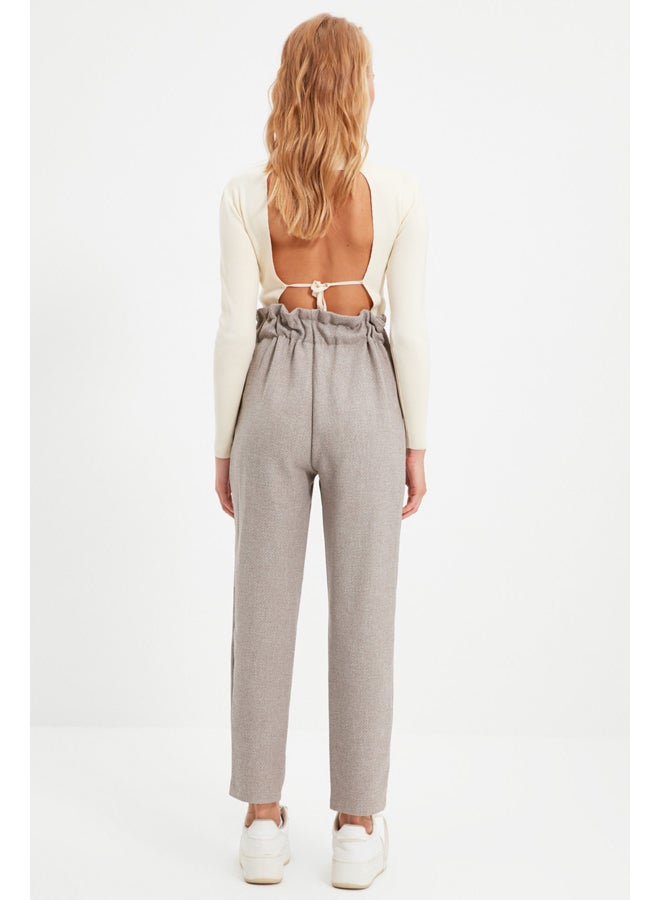 trendyol Pants - Gray - Carrot pants - Image 5