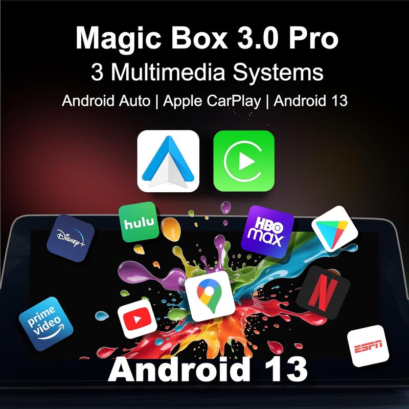 ONINCE Magic Box 3.0 Pro – Snapdragon 6125 Octa-Core, HDMI & Dual Display, Wireless CarPlay & Android Auto - Image 3