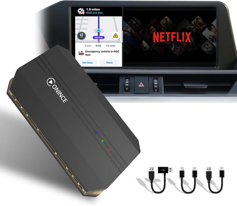 ONINCE Magic Box 3.0 Pro – Snapdragon 6125 Octa-Core, HDMI & Dual Display, Wireless CarPlay & Android Auto - Image 1