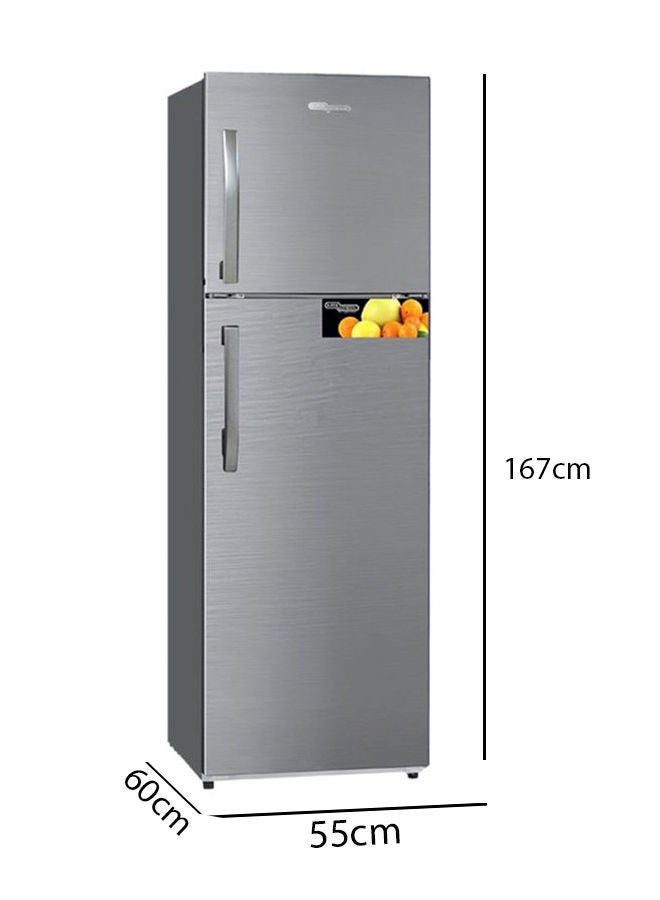 SUPER GENERAL 360L Gross And 251L Net, Compact Double Door Refrigerator-Freezer, No-Frost, LED-light, Inox 360 L 100 W SGR360I Silver - Image 3