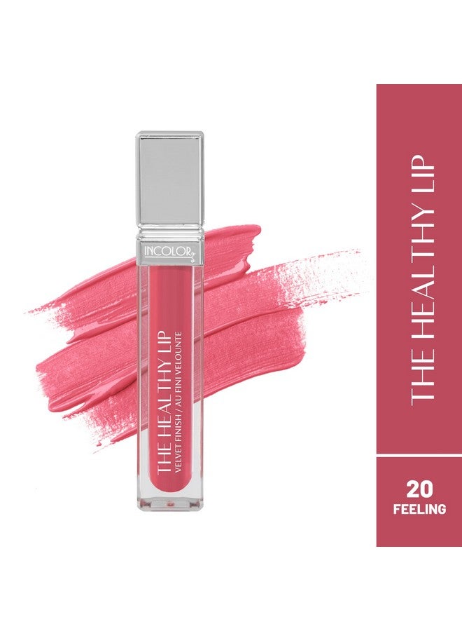 INCOLOR Healthy Shiny Lip Gloss - Non-Sticky And Lightweight Mega Slicks Lipgloss | Long Lasting | Natural, Luxury, High-Shine Lip Gloss (Feeling) - Image 4
