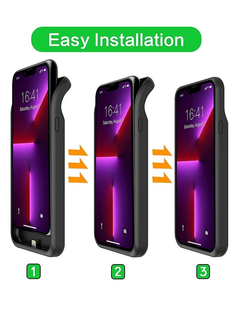 Raxoom (4500mAh)Portable Battery Pack, Rechargeable Smart Charger Case For Iphone 13 Pro Max - Image 4