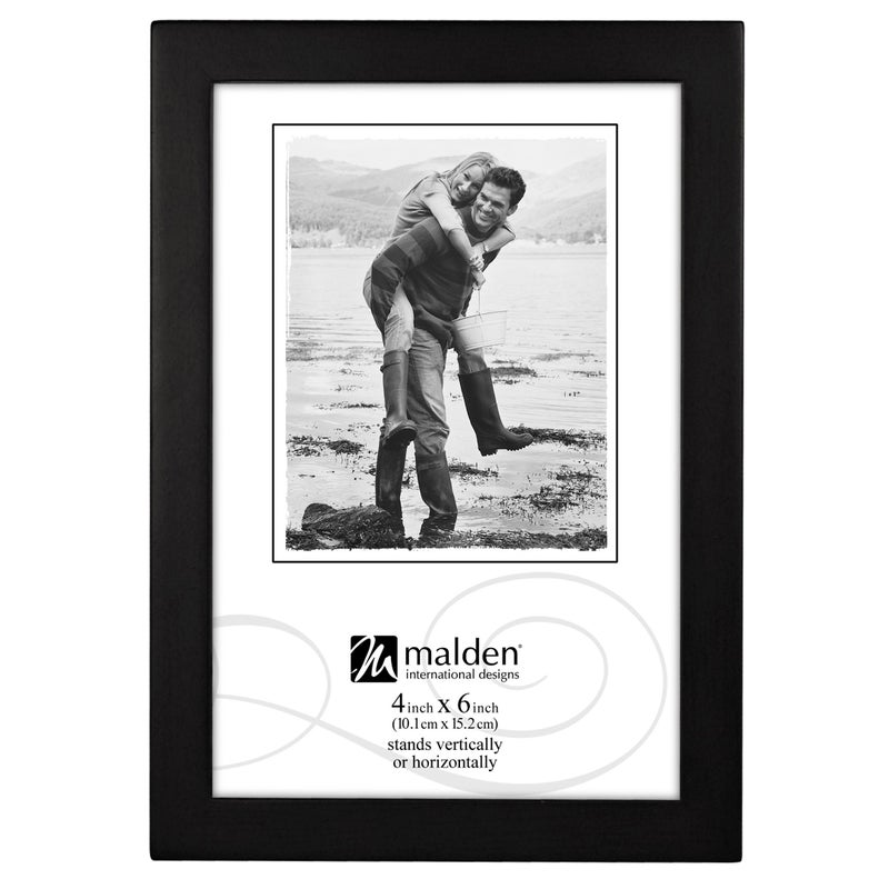 Malden إطار صور خشبي أسود من مالدن إنترناشيونال ديزاينز، 4x6، أسود - Image 4