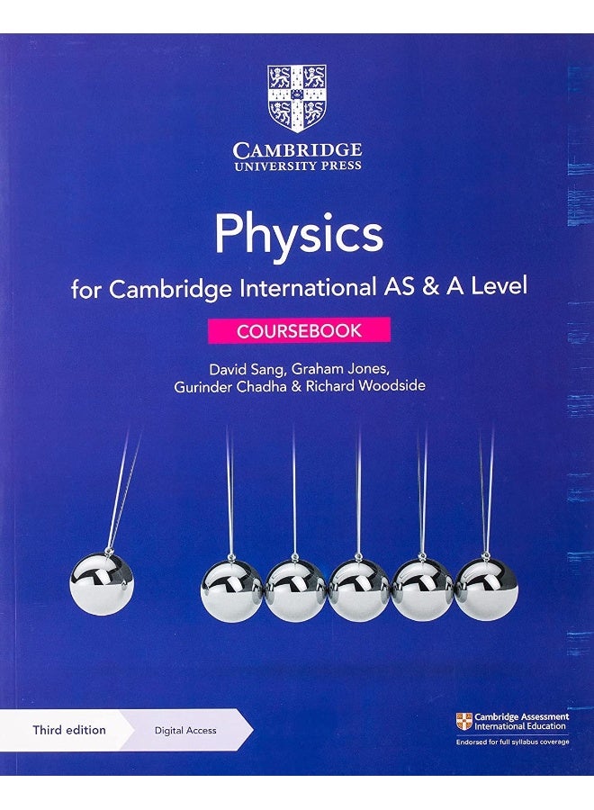 Cambridge International AS & A Level Physics Coursebook with Digital Access (2 Years) 3ed - Image 1