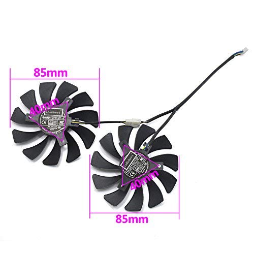 inRobert HA9010H12F-Z 85mm 4-Pin Video Card Cooling Fan Replacement for MSI GTX 1050 1060 Graphic Card PNY GTX1070 DIY Fan - Image 3