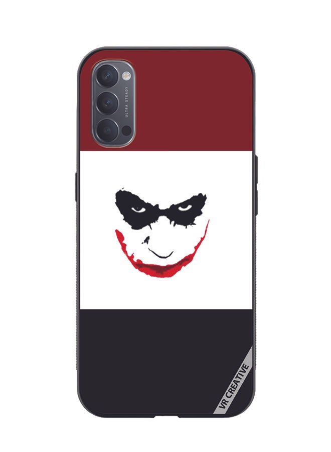 VR CREATIVE Protective Case Cover For Oppo Reno4 Pro 5G Joker Design Multicolour - Image 1