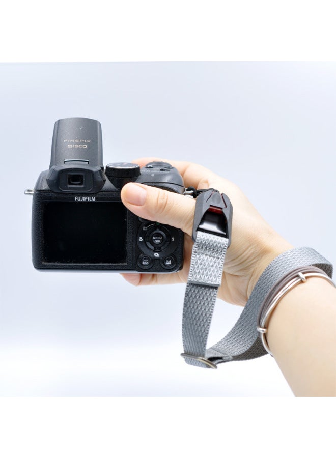 Cuff Micro SLR Camera Wrist Strap Strap For Canon Sony Nikon Quick Buckle Quick Release Camera Hand Rope Strap-Color:Quick Release Buckle Strap-red  - Image 4