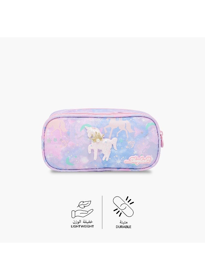 Skylar Unicorn Pencil Pouch for Girls - Image 4
