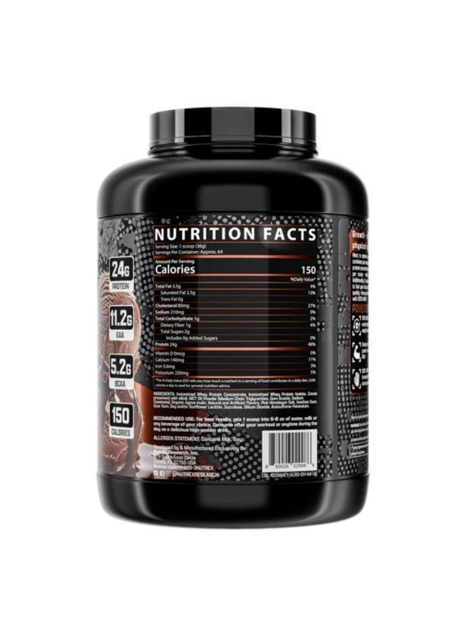 Nutrex Research 100% Whey: Premium Protein Blend for Optimal Muscle Growth and Recovery, (Chocolate) Flavor, 5 LBS - Image 2