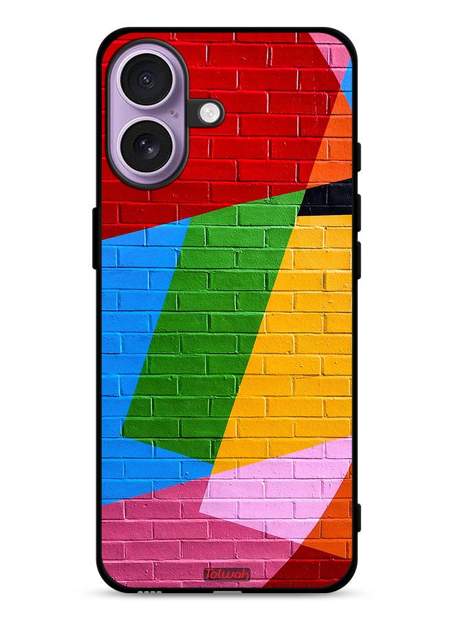 Tolwak Apple iPhone 17 Protective Case Cover Colorful Wall Painting - Image 1