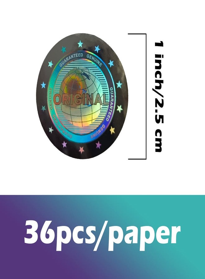 ILMBVM 180pcs Genuine Guaranteed and Original Hologram Sticker Tamper Proof Seal Warranty Void Labels(2.5cm) (Silver) - Image 5