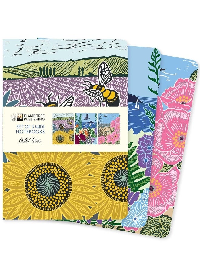 null - Kate Heiss Set of 3 Midi Notebooks - Image 1