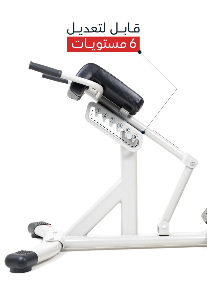 تشامب كت كرسي روماني - كرسي لتمارين اسفل الظهر وعضلات المؤخرة - يتحمل حتى 500 كيلوجرام  - Image 3