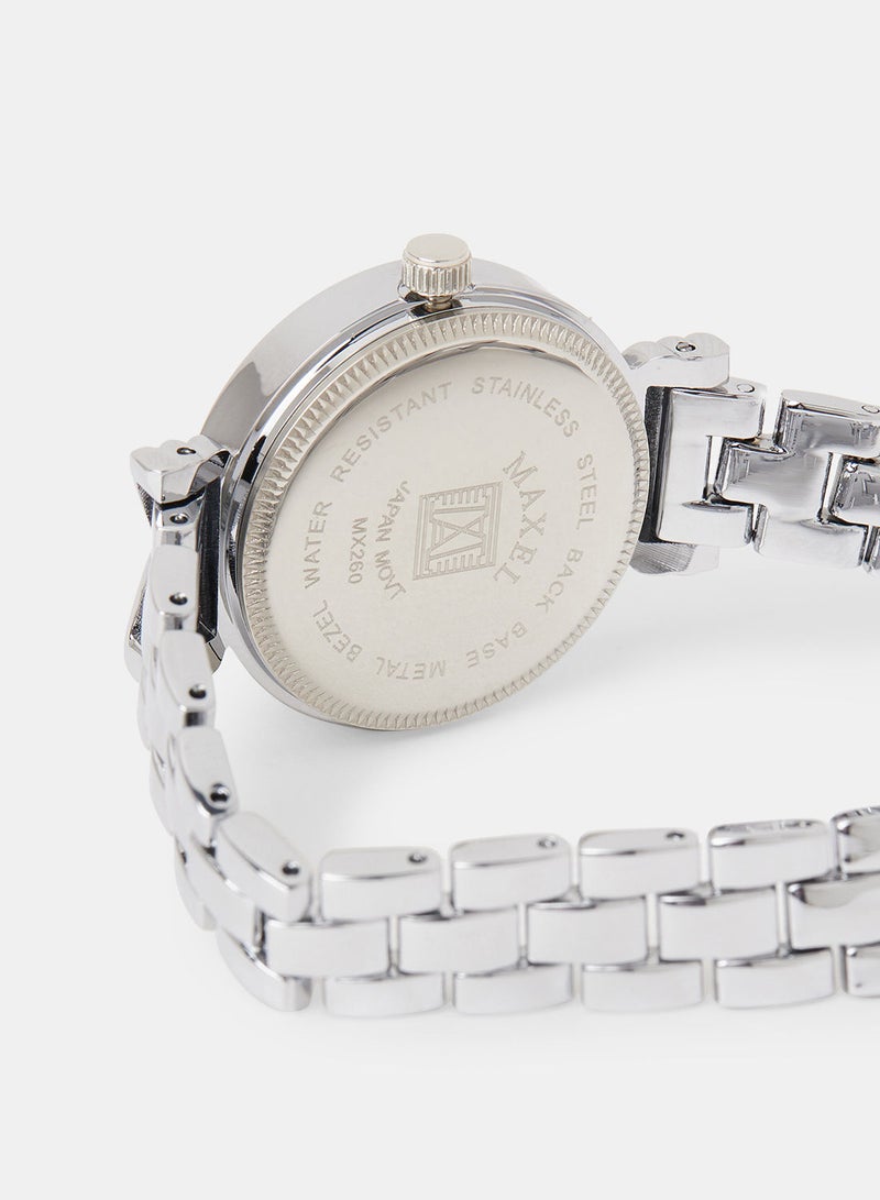 Maxel Women's Quartz Classic Fashion Analog Wrist Watch MX495 - 28mm - Image 4