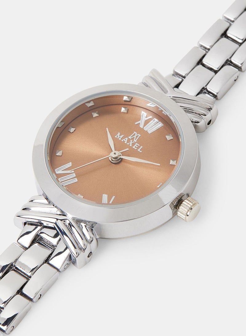 Maxel Women's Quartz Classic Fashion Analog Wrist Watch MX495 - 28mm - Image 2