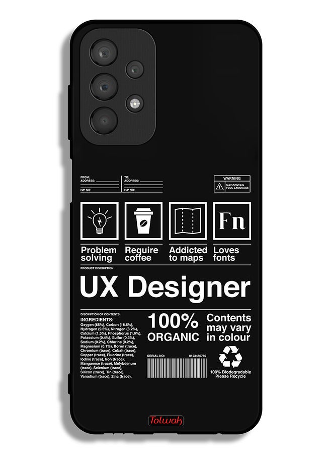 Tolwak Samsung Galaxy A23 4G Protective Case Cover Ux Designer Sticker - Image 1