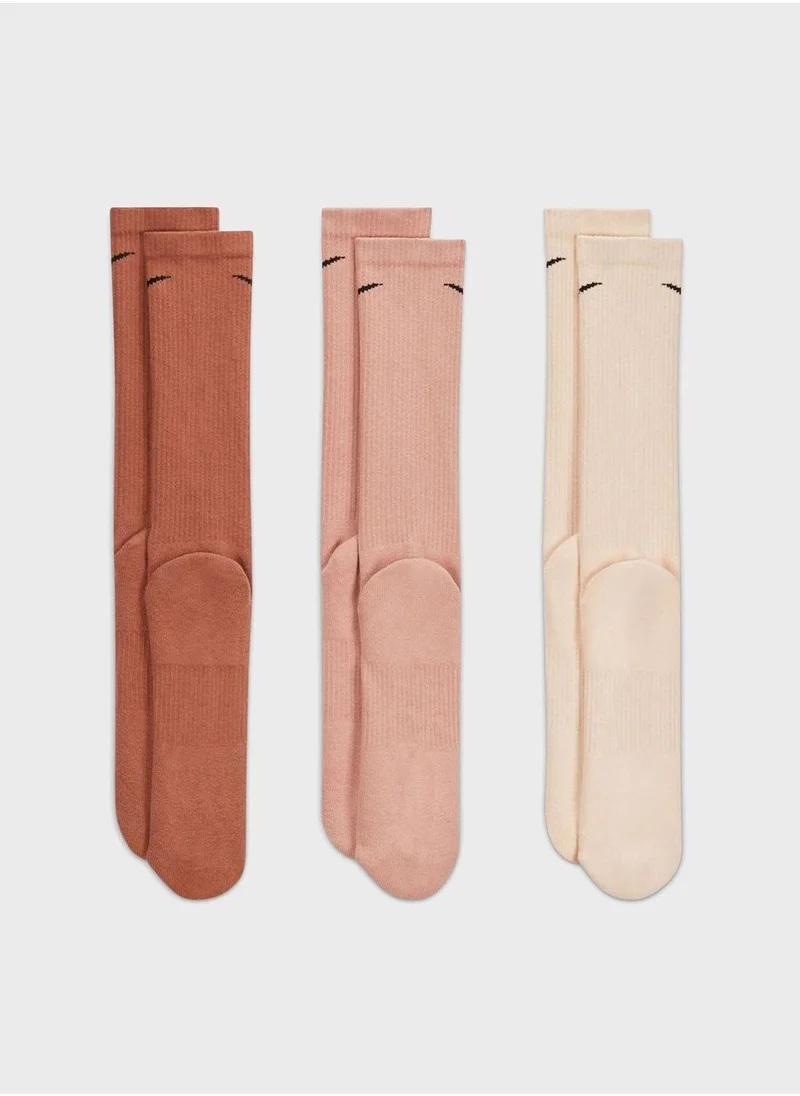 Nike 3 Pack Everyday Plus Cushion Socks