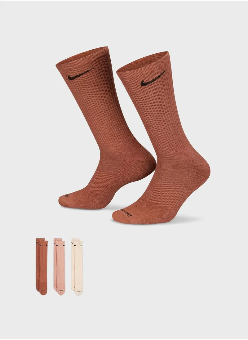 Nike 3 Pack Everyday Plus Cushion Socks