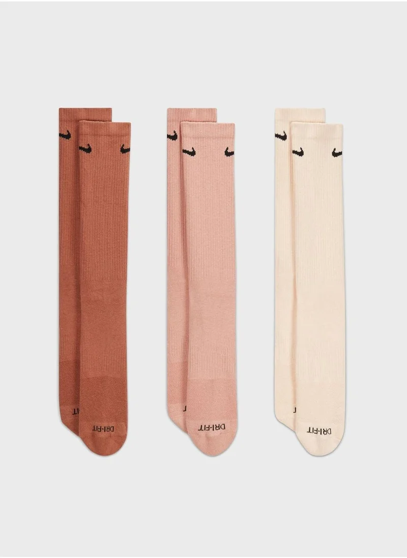 Nike 3 Pack Everyday Plus Cushion Socks