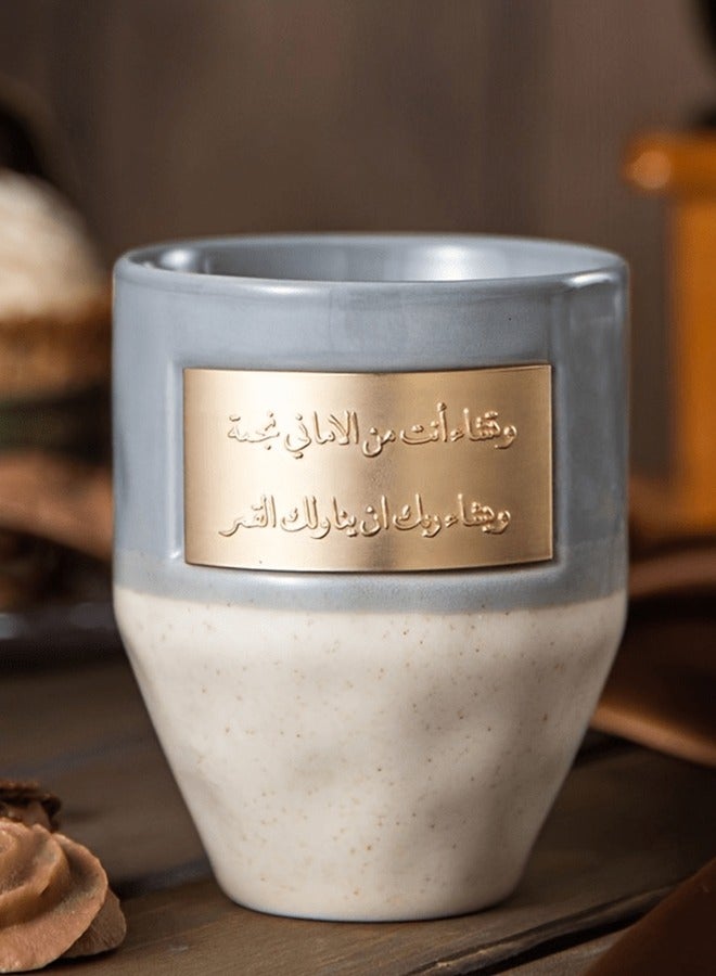 Ceramic Coffee Mug Tea Cup Drinking Utensil Creative Drinkware, Porcelain Coffee Cup Breakfast Mug for Camping Office Hotel  - Image 1