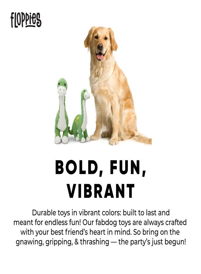 fabdog Floppies Plush Dog Toy - Cute & Durable Squeaky Dog Toys - Best Squeak Toy for Puppies and All Breeds | Ideal Pet Gift| Large Brontosaurus - Image 4