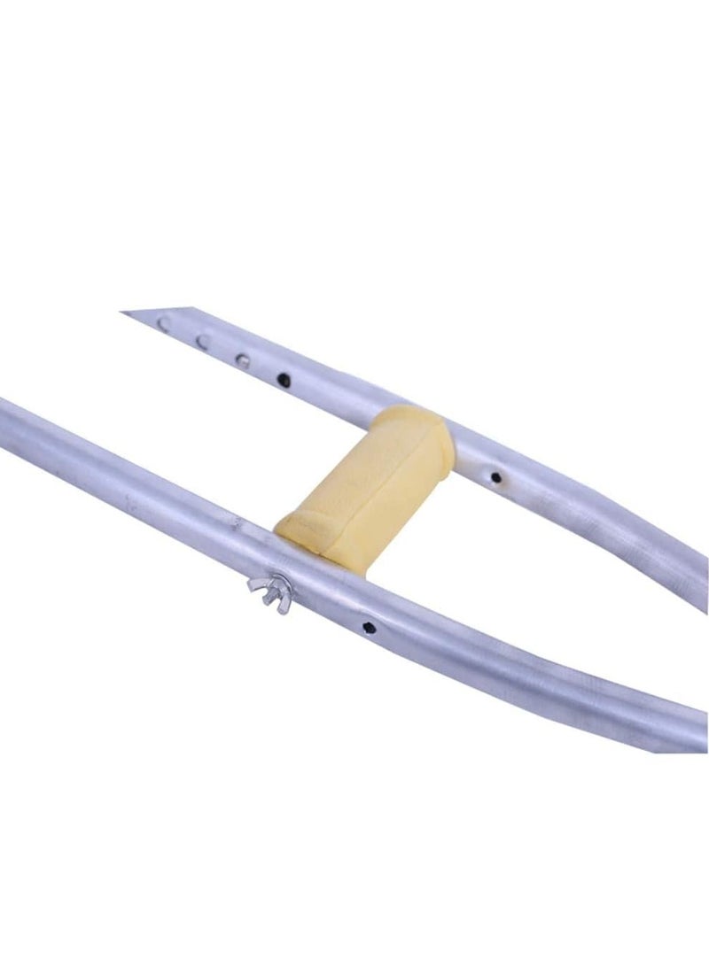 foshan Underarm Crutches, Aluminum Alloy Folding Crutches, Adjustable Height, Pack of 2 - Image 2