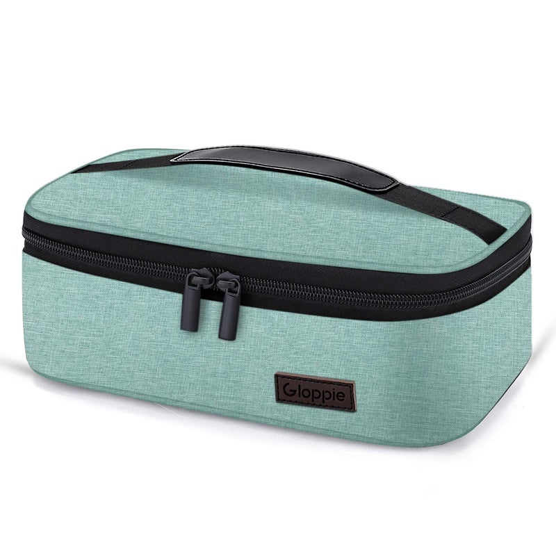 Gloppie Little Lunch Bag Small Insulated Lunch Box for Women Kids Lunchbox Mini Lunchbag Portable Cooler Bags Petty Lunch Pail Reusable Snack Container, Green - Image 1