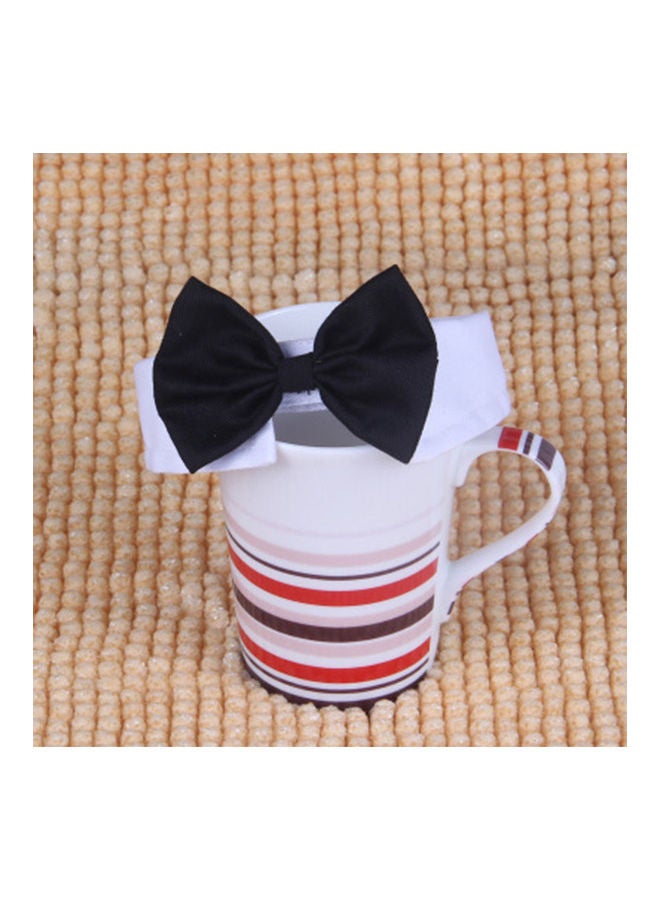 Loquat Adjustable Bow Tie Cute Collar Necktie Bowknot for Pet Black 10 x 10 x 10cm - Image 3