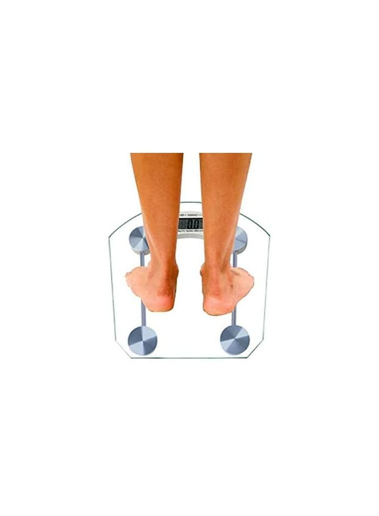 VIO Digital Weighing Scale Highly Accurate Bathroom Body Weighing Scale  Glass Digital Scale 150 kg Square - Image 3