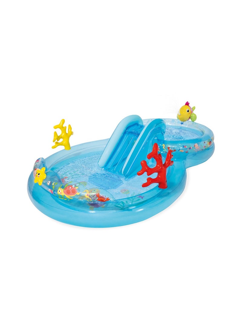 INTEX Under The Sea Play Center, Inflated Size 3.10m x 1.93m x 71cm,56143  - Image 2